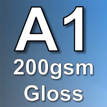 A1 gloss poster printing