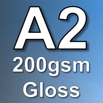 A2 gloss poster printing